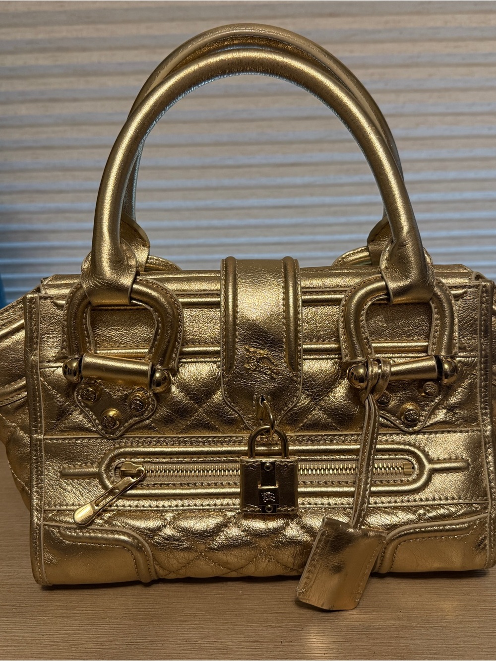 Authentic Burberry Manor Bag w Dustbag
